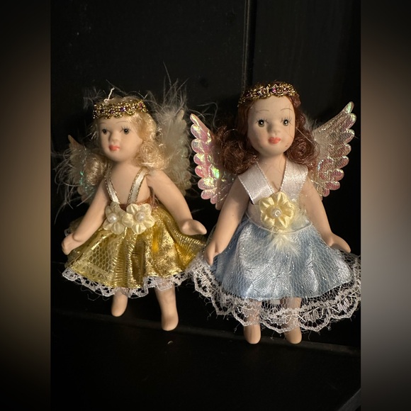 SET OF 3 PORCELAIN DOLLS - Picture 6 of 7